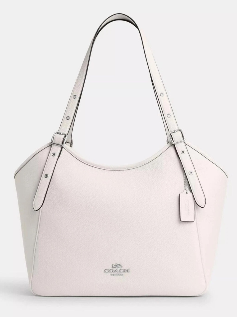 Coach meadow bag purse cream genuine leather designer shoulder large
